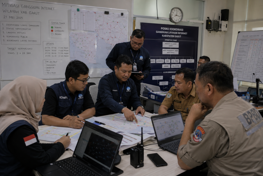 BAKTI Komdigi Jaga Internet Sangihe Saat Kabel Laut Putus