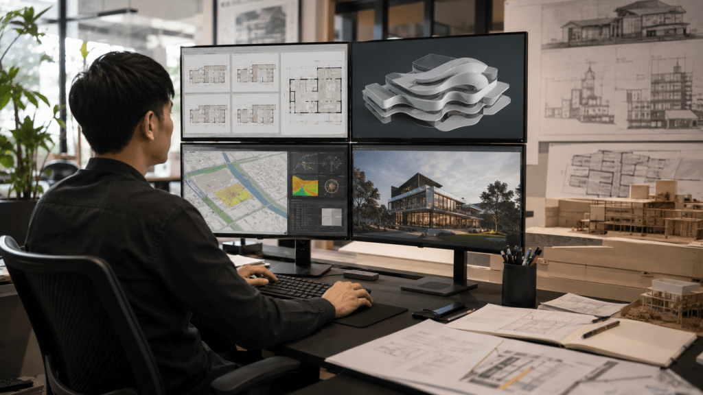 Kategori tools AI yang digunakan arsitek