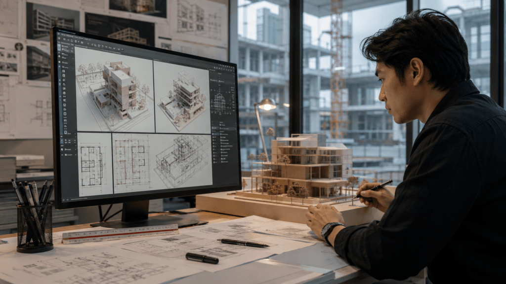 AI dalam cara kerja arsitek dari desain hingga konstruksi