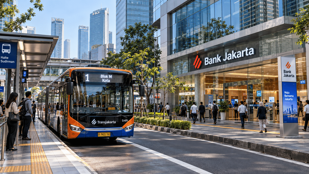 Rencana Besar Pemprov Jakarta di Balik Dana Cadangan 2026 13 Fasilitas kantor BUMD DKI Jakarta seperti Bank Jakarta dan armada bus Transjakarta listrik yang mendapat suntikan modal.